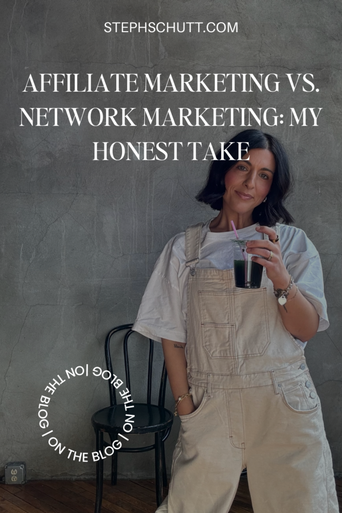 affiliate marketing vs. Network Marketing: My Honest Take