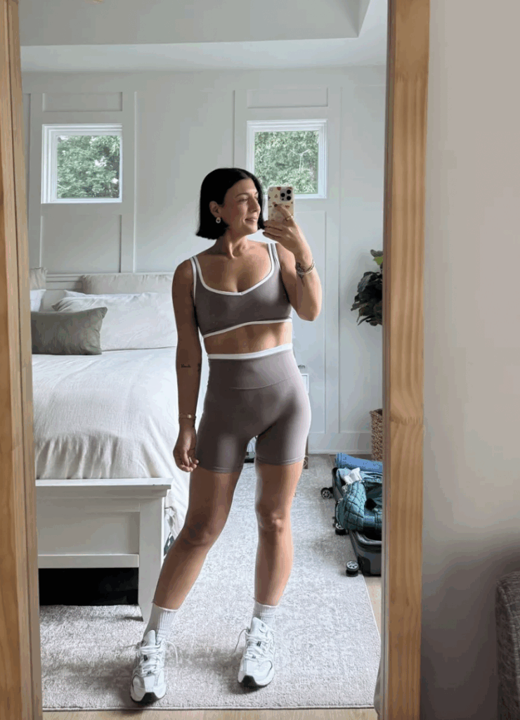 capsule wardrobe staples: cute athleisure set