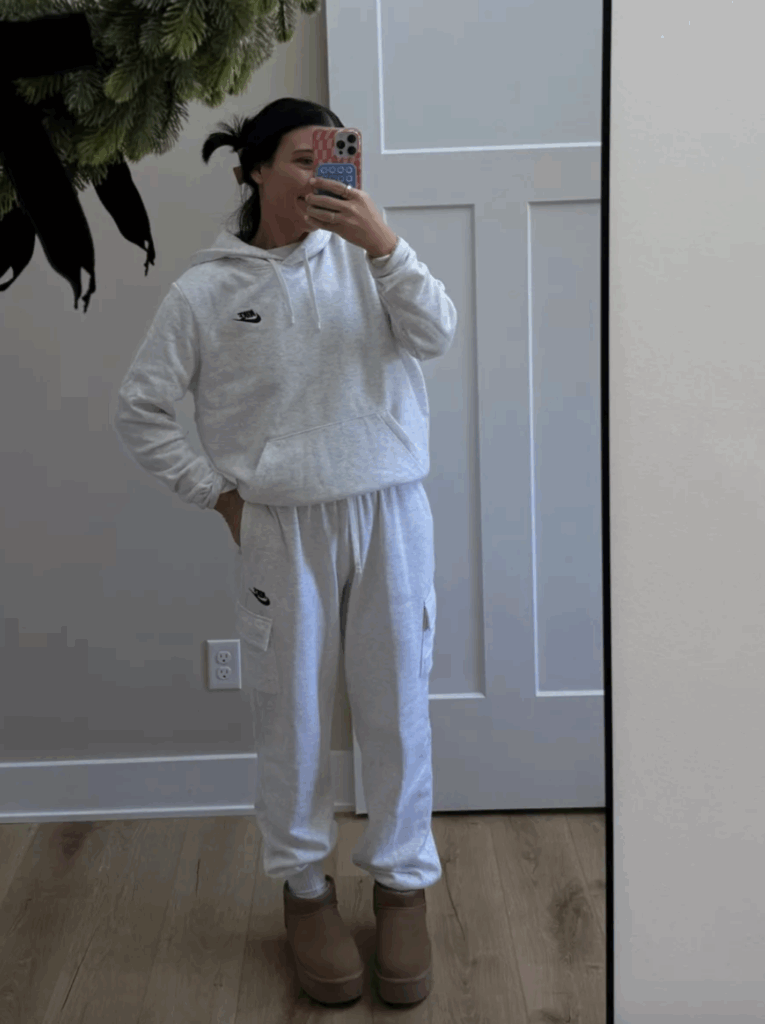 capsule wardrobe staples: cozy sweat set